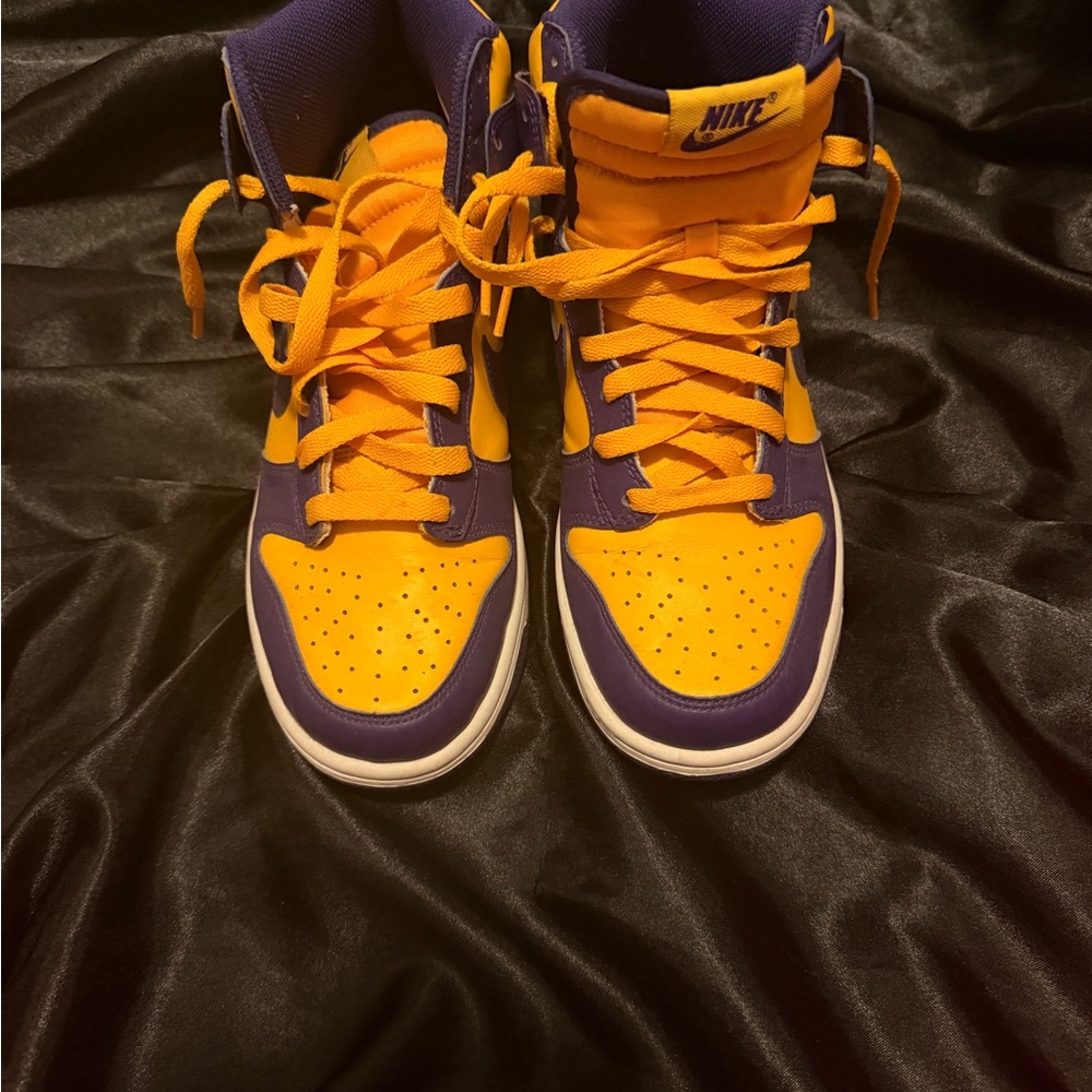 Nike Kids Purple and Orange Sneakers - Picture 2 of 5